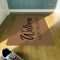 ColorStar Plush Doormat I hope you like cats