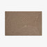 WaterHog All-Weather Indoor Outdoor Floor Mat in Camel Color with Fingerprint Pattern, Size 60x90 cm