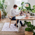 Protetor de chão para cadeira de escritório minimalista
