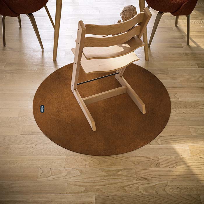 Kinderstoel Vloerbeschermer Cuir Rouge / 115 cm ⌀