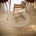 Kinderstoel Vloerbeschermer Chevron Sable / 115 cm ⌀