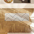 Keuken Loper Minimaliste 58 x 180 cm / Gris Perle